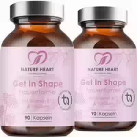 Nature Heart Get in Shape – Frauenformel mit Vitamin B12 & Folsäure