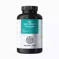 Nature Love Bio Spirulina Bio Chlorella Je 3000mg Spirulina & Chlorella Tag 500 Tabletten