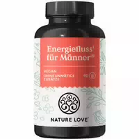 Nature Love Energiefluss für Männer 90 Kapseln mit Tribulus Terrestris Extrakt, Maca Extrakt