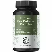 Nature Love Probiona Plus 120 Mrd Kbe Pro Tagesdosis 20 Bakterienstämme Bio Inulin