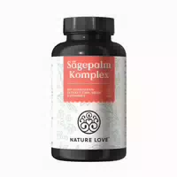 Nature Love Sägepalm Komplex 120 Kapseln Sägepalme Saw Palmetto Mit 5% Phytosterolen