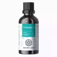 Nature Love Vitamin A Tropfen – 50 Ml 1 700 Tropfen Retinol Aus Retinylpalmitat In Mct Öl