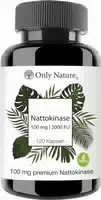 Only Nature Nattokinase 100 mg Hochdosiert: 2000 Fu in Deutschland Produziert & Laborgeprüft