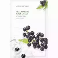 Nature Republic Real Nature Acai Berry Sheet Mask – Belebende Tuchmaske mit Acai Beere