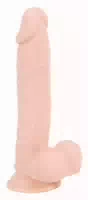 Naturdildo Medium Bendable Dildo, In Position Biegbar, 24 Cm