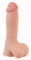 Naturdildo „dildo With Moveable Skin“ mit Saugfuß