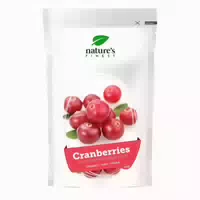Natures Finest Cranberries Preiselbeeren Bio, Gesüßt mit Apfelsaft