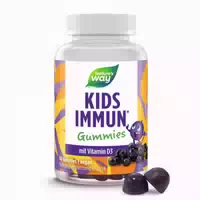 Immun Komplex Gummibärchen für Kinder mit Leckerem Holunderbeeren Geschmack I Immunsystem Stärken