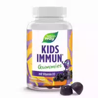 Immun Komplex Gummibärchen für Kinder mit Leckerem Holunderbeeren Geschmack I Immunsystem Stärken
