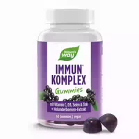 Immun Komplex Gummies zum Immunsystem Stärken I 4in1 Immunformel für Erwachsene mit Vitamin C Zin