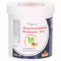 Rosskastanien Weinlaub Gel 250 ml Gratis Aufblasbarer Venentrainer 1 Stück