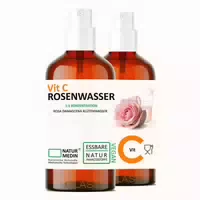 Naturmedin 2x Vitamin C Rosenwasser Glas