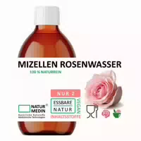 Naturmedin Mizellenwasser Mit Rosenwasser Glas