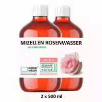 Naturmedin Mizellenwasser mit Rosenwasser Pet