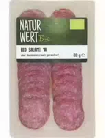 Naturwert Bio Schinkenwurst in Scheiben