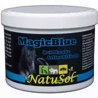 Natusol Magicblue Gel für Pferde bei Mauke und Strahlfäule