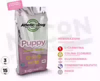 Necon Petfood Atletic Dog Alleinfuttermittel für Welpen und Zuchthunde Puppy