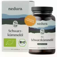 Nedura Bio Schwarzkümmelöl Kapseln Ungefiltert
