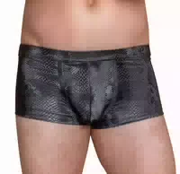 Pants In Mattglänzender Schlangenhaut Optik