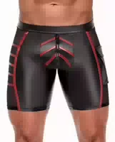 Shorts Im 2 Farbigen Mattlook Mit Netzeinsätzen