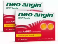 Neo Angin Benzydamin Zitrone 2 X 20 Lutschtabletten