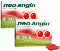 Neo Angin Halstabletten Kirsche Zuckerfrei 2 X 24 Stück