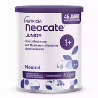 Neocate Junior Spezialnahrung bei Kuhmilcheiweißallergie