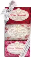 Nesti Dante Firenze Le Rose Soap Set = Rosa Champagne 150 G Rosa Sensuale 150 G Rosa Principessa 150 G