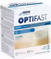 Optifast Creme Schokolade Geschmack 8x55 g Pulver