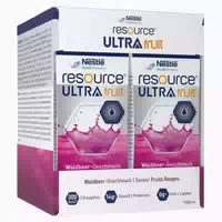 Resource Ultra Fruit Waldbeere 4x200 Ml Flüssigkeit