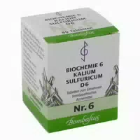 Biochemie 6 Kalium Sulfuricum D 6 Tabletten 100 St Tabletten