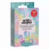 Wild Stripes Waterproof Pflaster Rainbow Edition 20 St