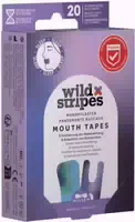 Wild Stripes Mund Tapes Sunset Design 20 Stück