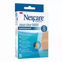 Nexcare Aqua Clear Maxi Waterproof 6x8,8 cm