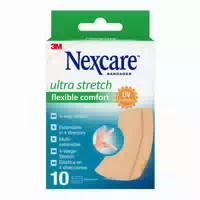 Nexcare Ultra Stretch Comfort Flexible Bands, 60mm X 100mm 10 St