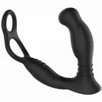 Nexus Nexus Simul8 Prostatavibrator mit Penisring 21,5 cm Schwarz