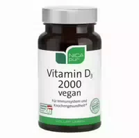 Nicapur Vitamin D3 2000 Vegan Kapseln 60 St