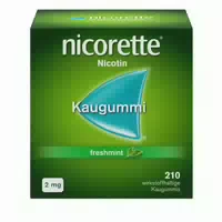 Nicorette 2 mg Nikotinkaugummi Freshmint zum Rauchen Aufhören