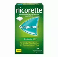 Nicorette 4 mg Freshmint Kaugummi