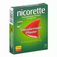 Nicorette Transdermales Pflaster zur Raucherentwöhnung 15mg 16h
