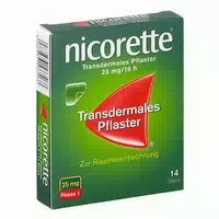 Nicorette Transdermales Pflaster zur Raucherentwöhnung 25mg 16h