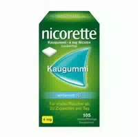 Nicorette Kaugummi Whitemint, 4 mg Nikotin