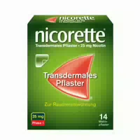 Nicorette nikotinpflaster mit 25 mg Nikotin Zur raucherentwöhnung
