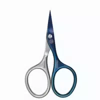 Niegeloh Solingen Hautschere Titanium Stahlblau