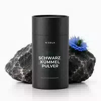 Nigela Bio Schwarzkümmelpulver Fein Gemahlen und Nährstoffreich Ideales Peeling zur Hautpflege