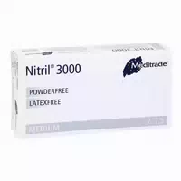 Meditrade Nitril 3000 Untersuchungshandschuhe Weiß Gr Xl 100 St