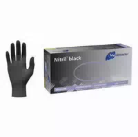 Nitril Black Unt Handschuh Unsteril Puderfrei Größe m