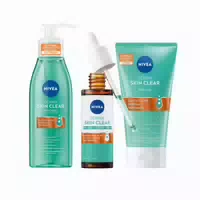 Nivea Derma Skin Clear Night Routine Set 3 Teilig