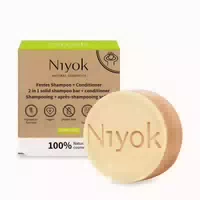 Niyok 2 in 1 Festes Shampoo Conditioner Green Touch Bio 80 g