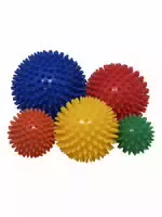 Igelball Set 5 | Blau, Rot, Orange, Gelb, Grün 5 St